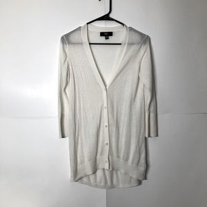 3/$20 Mossimo White Sweater Cardigan